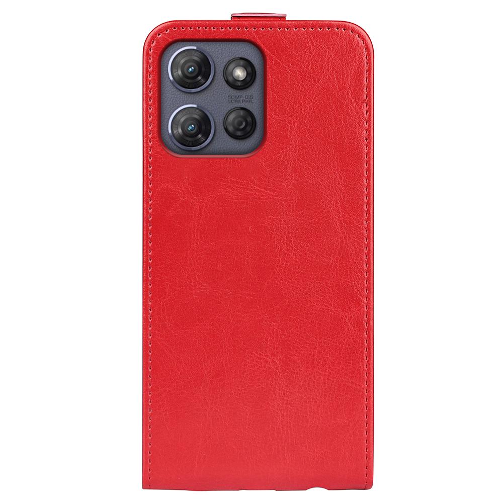 Motorola Moto G Power 2025 Texture Vertical Flip Leather Wallet Case with Card Slot, PU TPU Shockproof Protective Cover, Anti-Drop Magnetic Folio Phone Case
