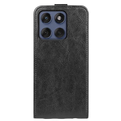 Motorola Moto Edge 60 Fusion Texture Vertical Flip Leather Wallet Case with Card Slot, PU TPU Shockproof Protective Cover, Anti-Drop Magnetic Folio Phone Case