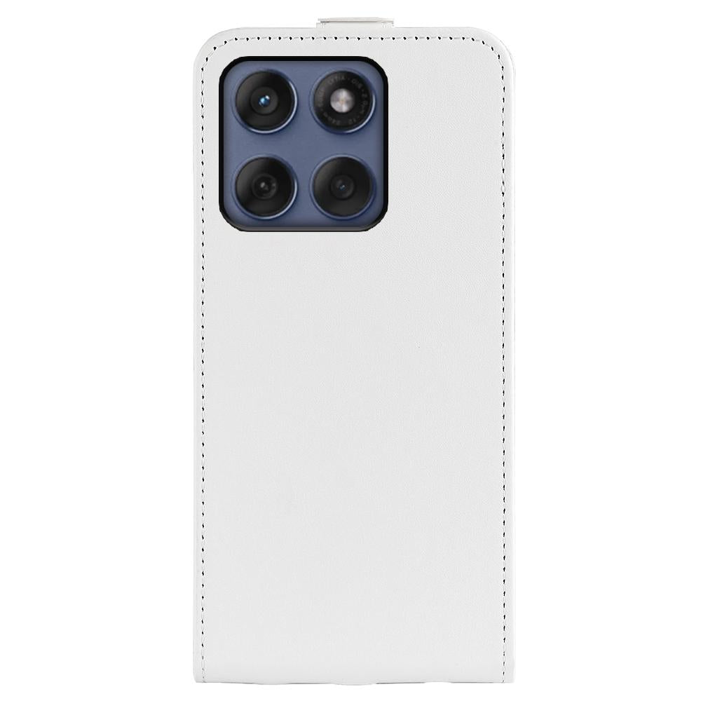 Motorola Moto Edge 60 Fusion Texture Vertical Flip Leather Wallet Case with Card Slot, PU TPU Shockproof Protective Cover, Anti-Drop Magnetic Folio Phone Case