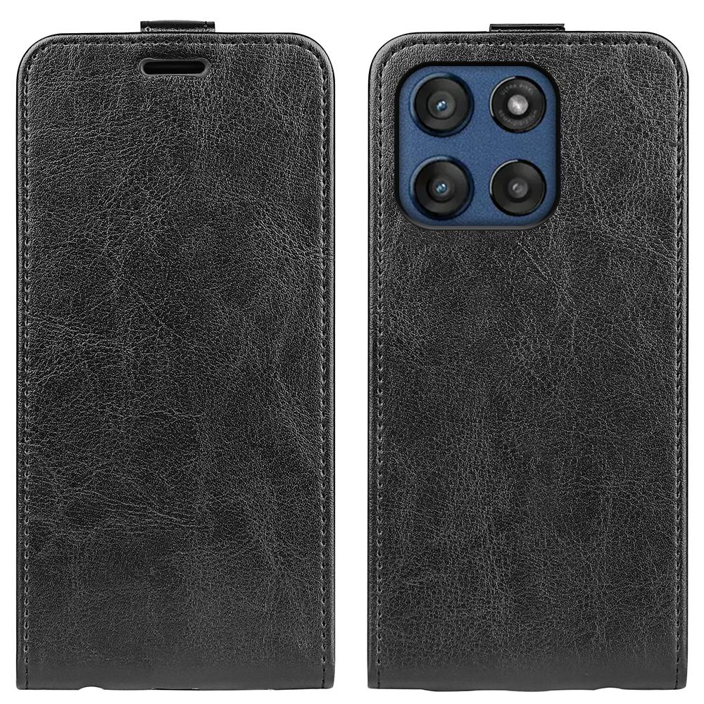 Motorola Moto G Stylus 5G 2025 Texture Vertical Flip Leather Wallet Case with Card Slot, PU TPU Shockproof Protective Cover, Anti-Drop Magnetic Folio Phone Case
