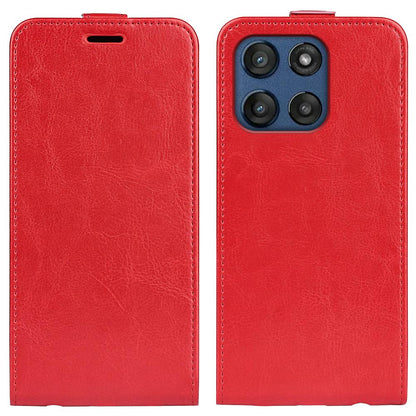 Motorola Moto G Stylus 5G 2025 Texture Vertical Flip Leather Wallet Case with Card Slot, PU TPU Shockproof Protective Cover, Anti-Drop Magnetic Folio Phone Case
