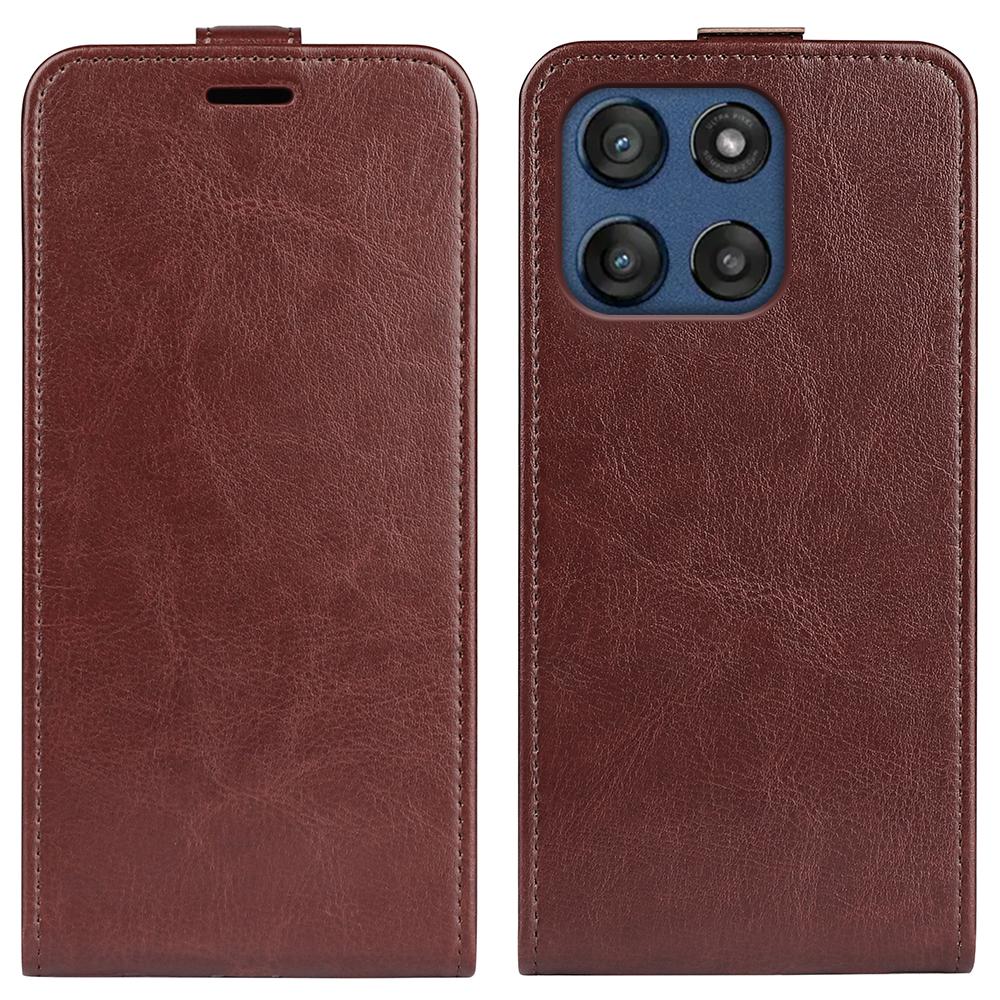 Motorola Moto G Stylus 5G 2025 Texture Vertical Flip Leather Wallet Case with Card Slot, PU TPU Shockproof Protective Cover, Anti-Drop Magnetic Folio Phone Case