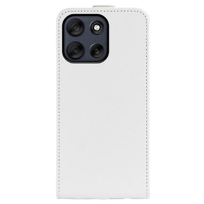 Motorola Moto G56 5G Texture Vertical Flip Leather Wallet Case with Card Slot, PU TPU Shockproof Protective Cover, Anti-Drop Magnetic Folio Phone Case