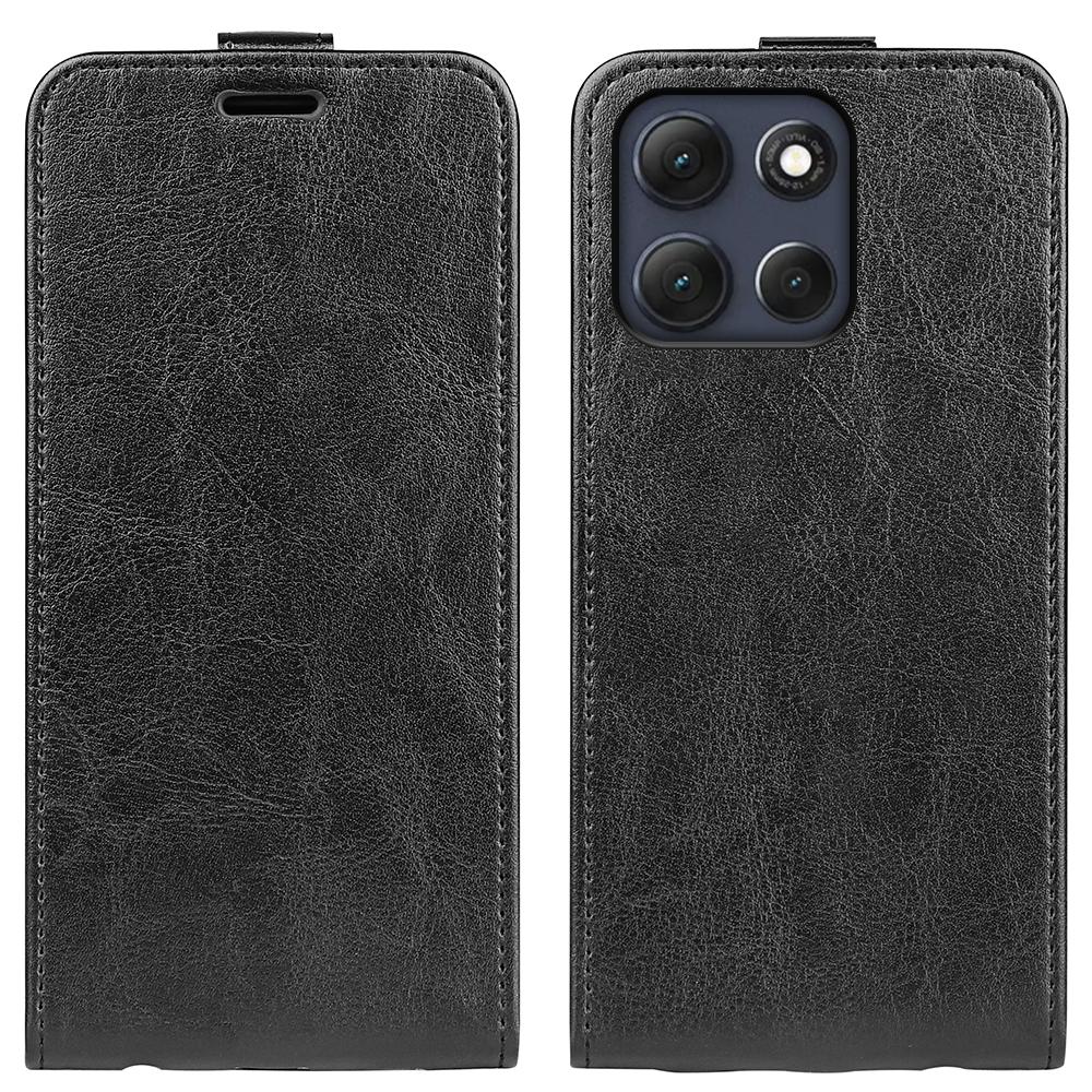 Motorola Moto G86 5G Texture Vertical Flip Leather Wallet Case with Card Slot, PU TPU Shockproof Protective Cover, Anti-Drop Magnetic Folio Phone Case
