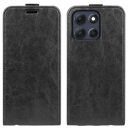Motorola Moto G86 5G Texture Vertical Flip Leather Wallet Case with Card Slot, PU TPU Shockproof Protective Cover, Anti-Drop Magnetic Folio Phone Case