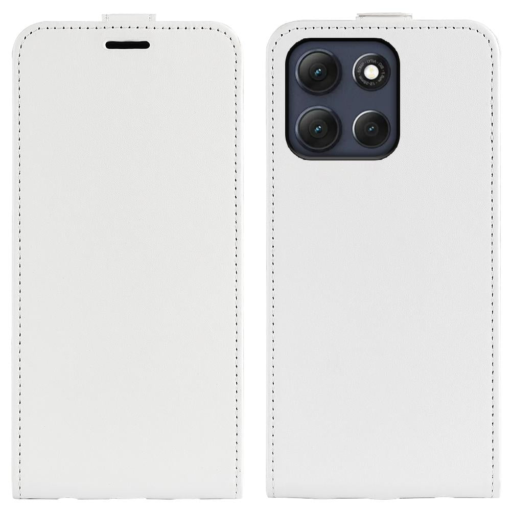 Motorola Moto G86 5G Texture Vertical Flip Leather Wallet Case with Card Slot, PU TPU Shockproof Protective Cover, Anti-Drop Magnetic Folio Phone Case
