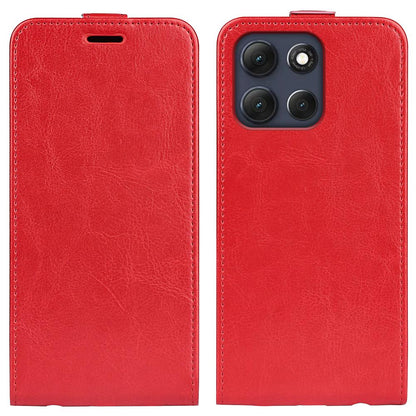 Motorola Moto G86 5G Texture Vertical Flip Leather Wallet Case with Card Slot, PU TPU Shockproof Protective Cover, Anti-Drop Magnetic Folio Phone Case