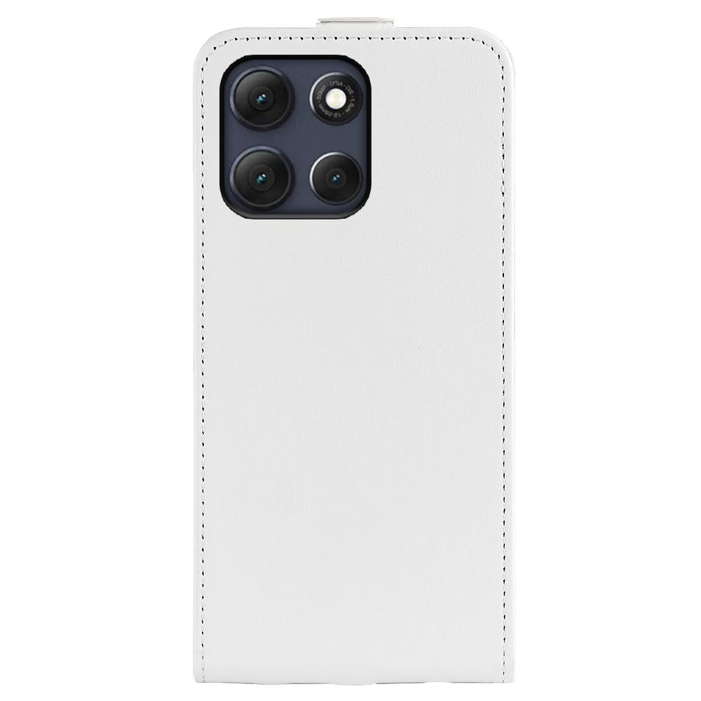 Motorola Moto G86 Power Texture Vertical Flip Leather Wallet Case with Card Slot, PU TPU Shockproof Protective Cover, Anti-Drop Magnetic Folio Phone Case