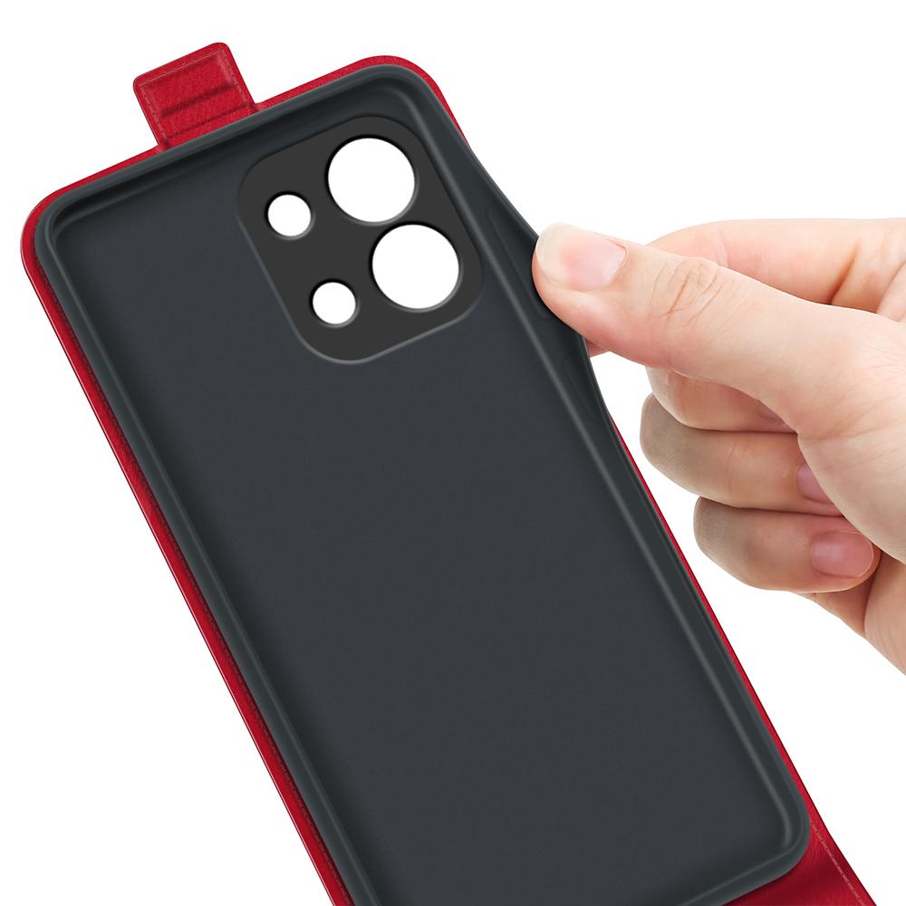 Motorola Moto G86 Power Texture Vertical Flip Leather Wallet Case with Card Slot, PU TPU Shockproof Protective Cover, Anti-Drop Magnetic Folio Phone Case