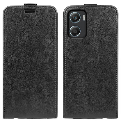 Motorola Moto G06 4G Texture Vertical Flip Leather Wallet Case with Card Slot, PU TPU Shockproof Protective Cover, Anti-Drop Magnetic Folio Phone Case