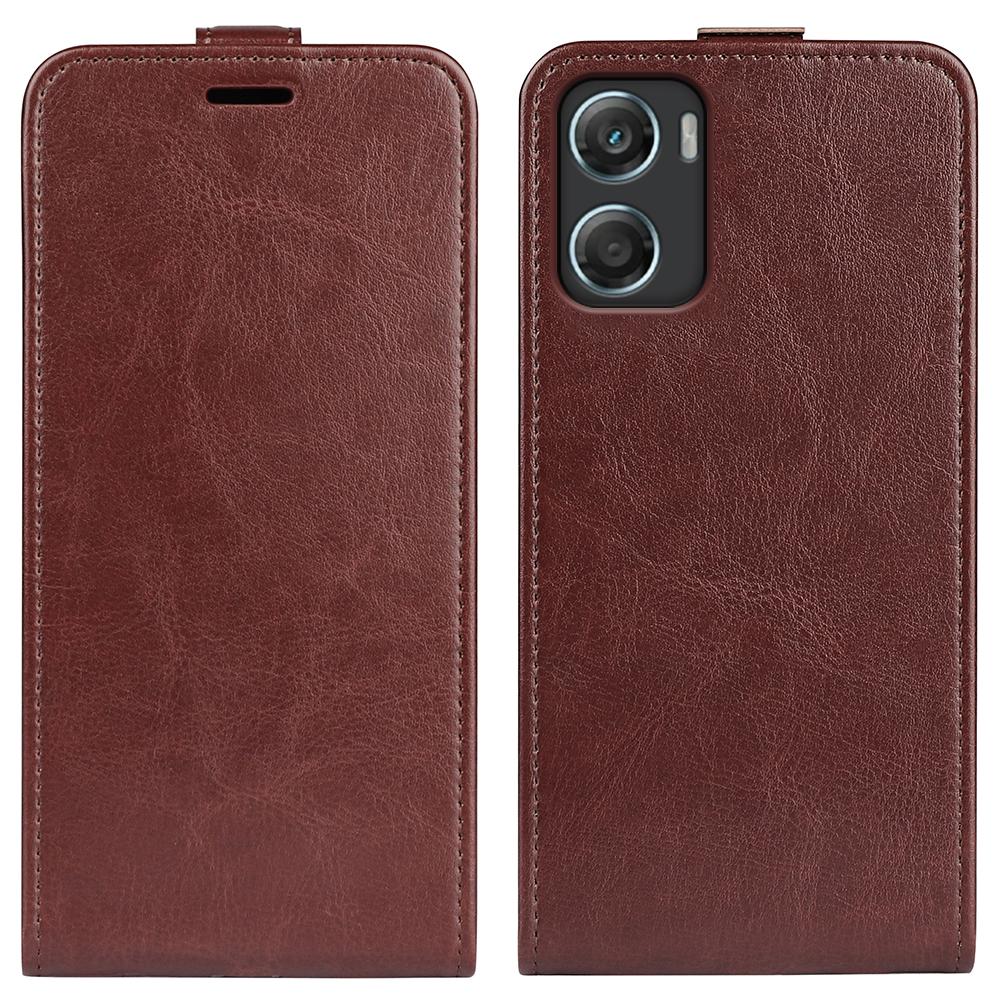 Motorola Moto G06 4G Texture Vertical Flip Leather Wallet Case with Card Slot, PU TPU Shockproof Protective Cover, Anti-Drop Magnetic Folio Phone Case