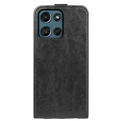 Motorola Moto G 5G 2026 Texture Vertical Flip Leather Wallet Case with Card Slot, PU TPU Shockproof Protective Cover, Anti-Drop Magnetic Folio Phone Case