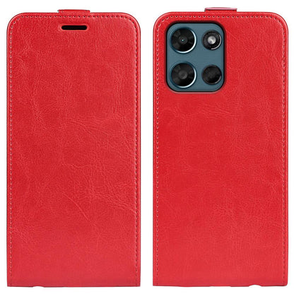 Motorola Moto G 5G 2026 Texture Vertical Flip Leather Wallet Case with Card Slot, PU TPU Shockproof Protective Cover, Anti-Drop Magnetic Folio Phone Case