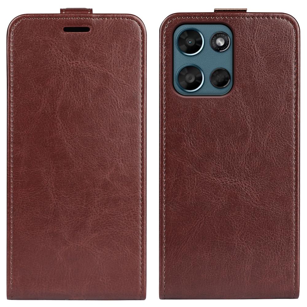 Motorola Moto G 5G 2026 Texture Vertical Flip Leather Wallet Case with Card Slot, PU TPU Shockproof Protective Cover, Anti-Drop Magnetic Folio Phone Case
