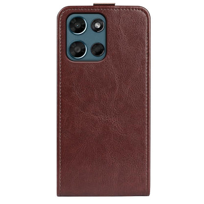 Motorola Moto G 5G 2026 Texture Vertical Flip Leather Wallet Case with Card Slot, PU TPU Shockproof Protective Cover, Anti-Drop Magnetic Folio Phone Case
