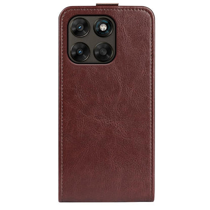 Motorola Moto G67 5G Texture Vertical Flip Leather Wallet Case with Card Slot, PU TPU Shockproof Protective Cover, Anti-Drop Magnetic Folio Phone Case