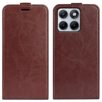 Motorola Moto Edge 70 Fusion Texture Vertical Flip Leather Wallet Case with Card Slot, PU TPU Shockproof Protective Cover, Anti-Drop Magnetic Folio Phone Case