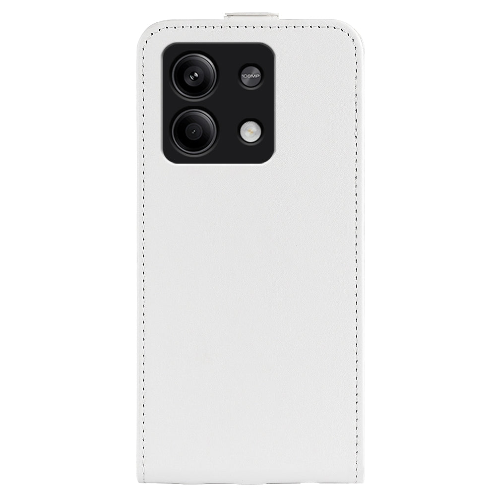 Xiaomi Redmi Note 13 Texture Vertical Flip Leather Wallet Case with Card Slot, PU TPU Shockproof Protective Cover, Anti-Drop Magnetic Folio Phone Case