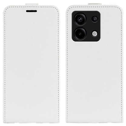 Xiaomi Redmi Note 13 Pro 5G Texture Vertical Flip Leather Wallet Case with Card Slot, PU TPU Shockproof Protective Cover, Anti-Drop Magnetic Folio Phone Case
