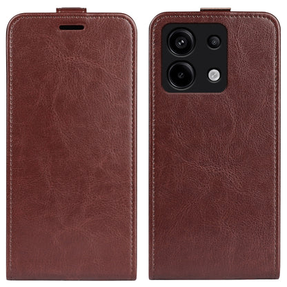 Xiaomi Redmi Note 13 Pro 5G Texture Vertical Flip Leather Wallet Case with Card Slot, PU TPU Shockproof Protective Cover, Anti-Drop Magnetic Folio Phone Case