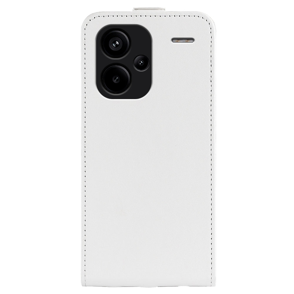 Xiaomi Redmi Note 13 Pro+ Texture Vertical Flip Leather Wallet Case with Card Slot, PU TPU Shockproof Protective Cover, Anti-Drop Magnetic Folio Phone Case
