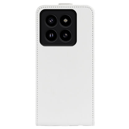 Xiaomi 14 Pro Texture Vertical Flip Leather Wallet Case with Card Slot, PU TPU Shockproof Protective Cover, Anti-Drop Magnetic Folio Phone Case