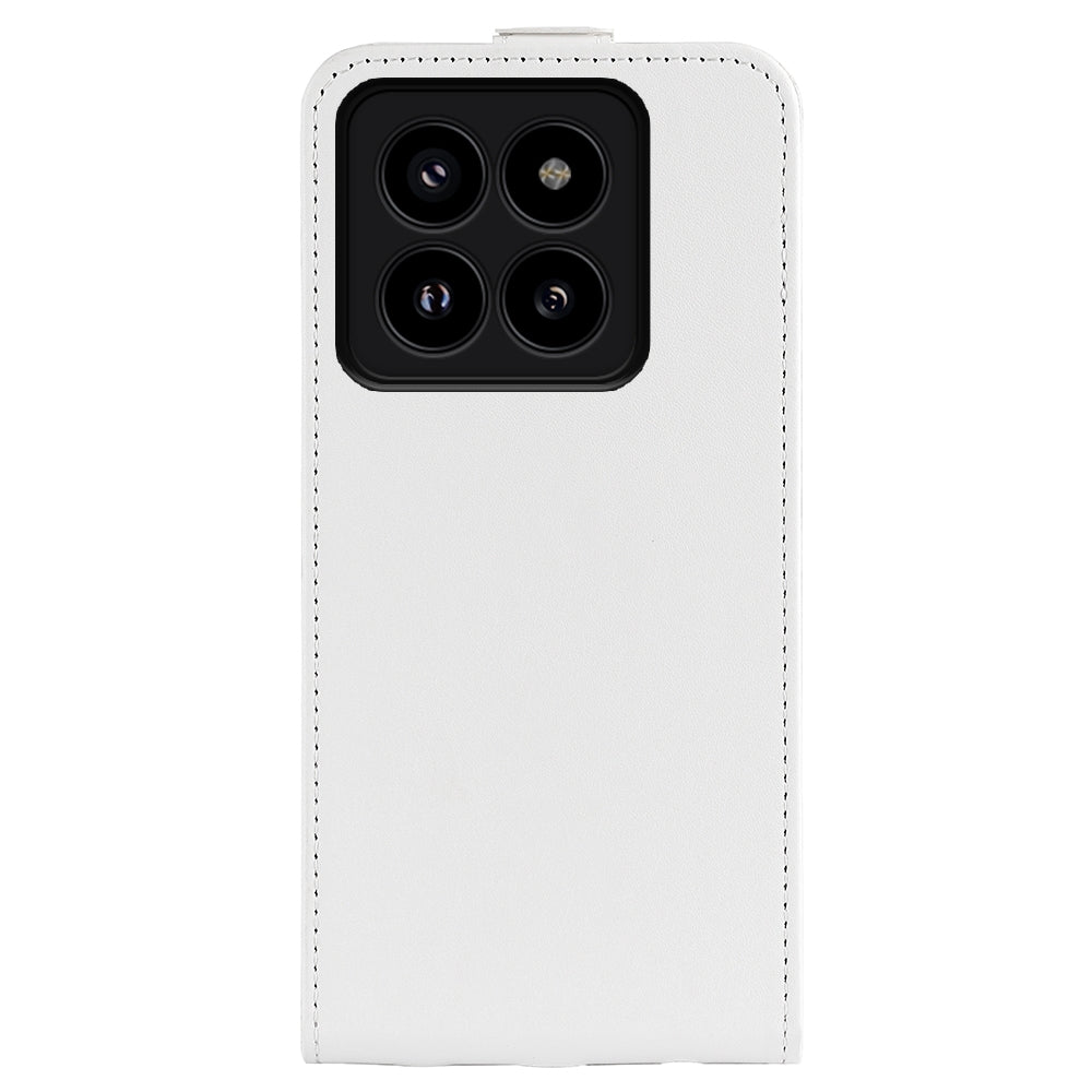 Xiaomi 14 Texture Vertical Flip Leather Wallet Case with Card Slot, PU TPU Shockproof Protective Cover, Anti-Drop Magnetic Folio Phone Case