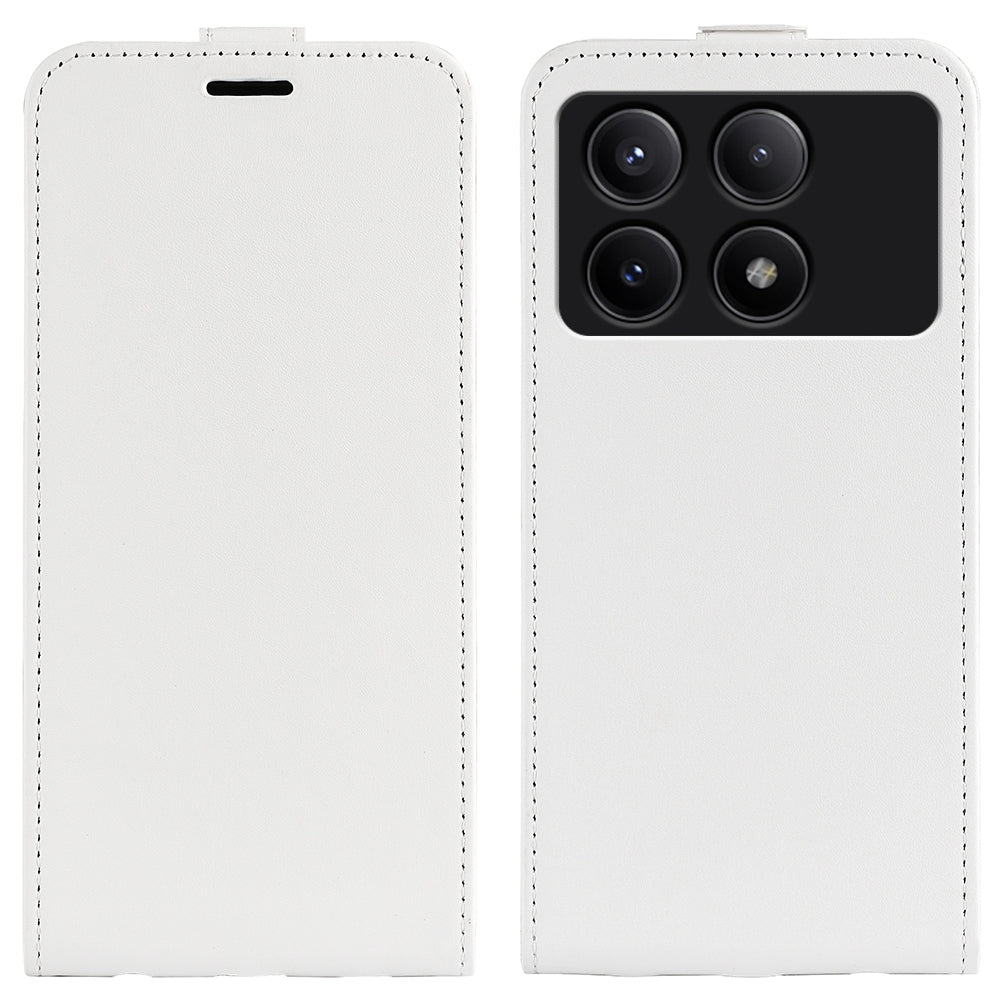 Xiaomi Redmi K70E Texture Vertical Flip Leather Wallet Case with Card Slot, PU TPU Shockproof Protective Cover, Anti-Drop Magnetic Folio Phone Case