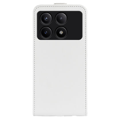 Xiaomi Redmi K70E Texture Vertical Flip Leather Wallet Case with Card Slot, PU TPU Shockproof Protective Cover, Anti-Drop Magnetic Folio Phone Case