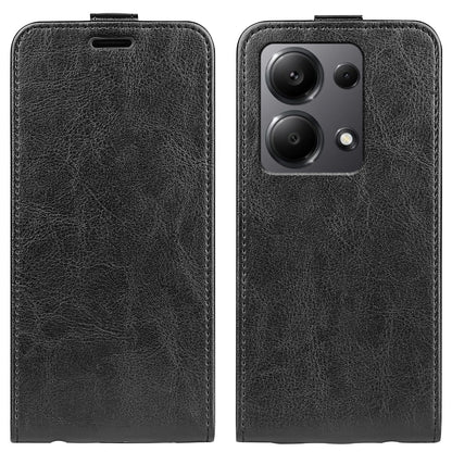 Xiaomi Redmi Note 13 Pro 4G Texture Vertical Flip Leather Wallet Case with Card Slot, PU TPU Shockproof Protective Cover, Anti-Drop Magnetic Folio Phone Case