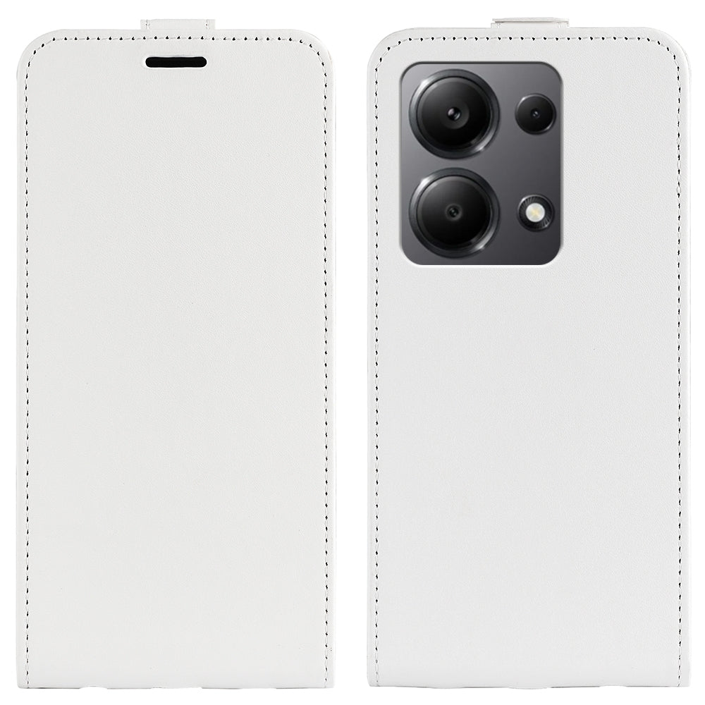 Xiaomi Redmi Note 13 Pro 4G Texture Vertical Flip Leather Wallet Case with Card Slot, PU TPU Shockproof Protective Cover, Anti-Drop Magnetic Folio Phone Case