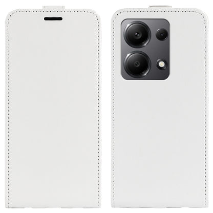 Xiaomi Redmi Note 13 Pro 4G Texture Vertical Flip Leather Wallet Case with Card Slot, PU TPU Shockproof Protective Cover, Anti-Drop Magnetic Folio Phone Case