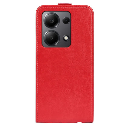 Xiaomi Redmi Note 13 Pro 4G Texture Vertical Flip Leather Wallet Case with Card Slot, PU TPU Shockproof Protective Cover, Anti-Drop Magnetic Folio Phone Case