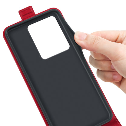 Xiaomi Redmi Note 13 Pro 4G Texture Vertical Flip Leather Wallet Case with Card Slot, PU TPU Shockproof Protective Cover, Anti-Drop Magnetic Folio Phone Case
