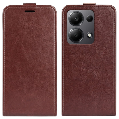 Xiaomi Redmi Note 13 Pro 4G Texture Vertical Flip Leather Wallet Case with Card Slot, PU TPU Shockproof Protective Cover, Anti-Drop Magnetic Folio Phone Case