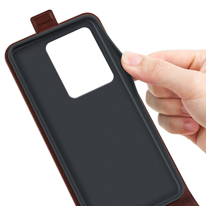Xiaomi Redmi Note 13 Pro 4G Texture Vertical Flip Leather Wallet Case with Card Slot, PU TPU Shockproof Protective Cover, Anti-Drop Magnetic Folio Phone Case