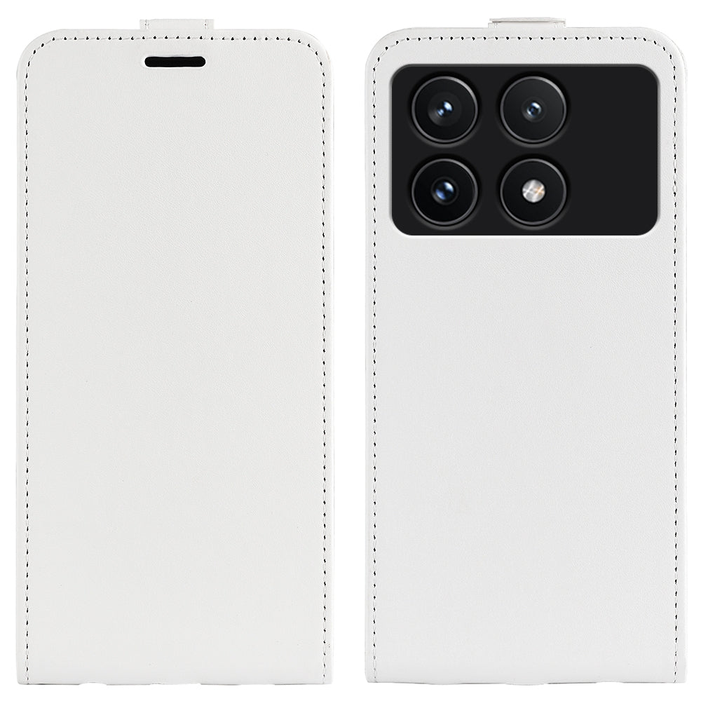 Xiaomi Redmi K70 Texture Vertical Flip Leather Wallet Case with Card Slot, PU TPU Shockproof Protective Cover, Anti-Drop Magnetic Folio Phone Case