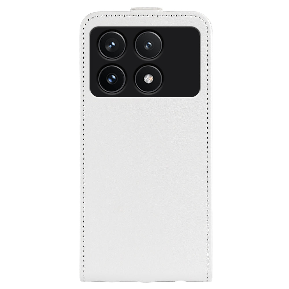 Xiaomi Redmi K70 Texture Vertical Flip Leather Wallet Case with Card Slot, PU TPU Shockproof Protective Cover, Anti-Drop Magnetic Folio Phone Case