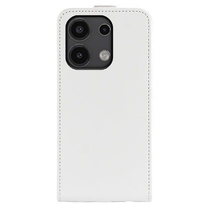 Xiaomi Redmi Note 13 4G Texture Vertical Flip Leather Wallet Case with Card Slot, PU TPU Shockproof Protective Cover, Anti-Drop Magnetic Folio Phone Case