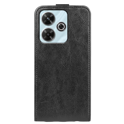 Xiaomi Redmi Note 13R Texture Vertical Flip Leather Wallet Case with Card Slot, PU TPU Shockproof Protective Cover, Anti-Drop Magnetic Folio Phone Case