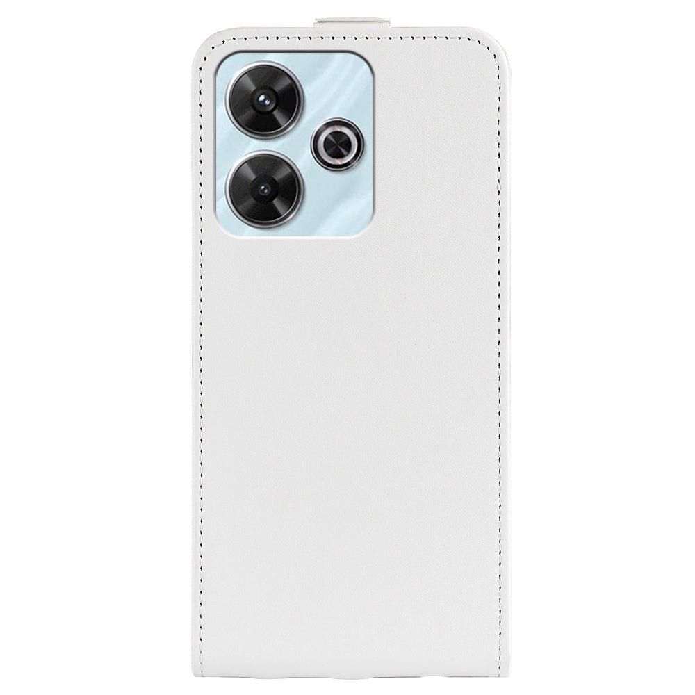 Xiaomi Redmi Note 13R Texture Vertical Flip Leather Wallet Case with Card Slot, PU TPU Shockproof Protective Cover, Anti-Drop Magnetic Folio Phone Case