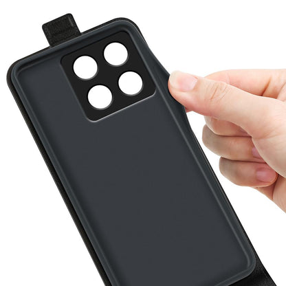 Xiaomi 14T Texture Vertical Flip Leather Wallet Case with Card Slot, PU TPU Shockproof Protective Cover, Anti-Drop Magnetic Folio Phone Case