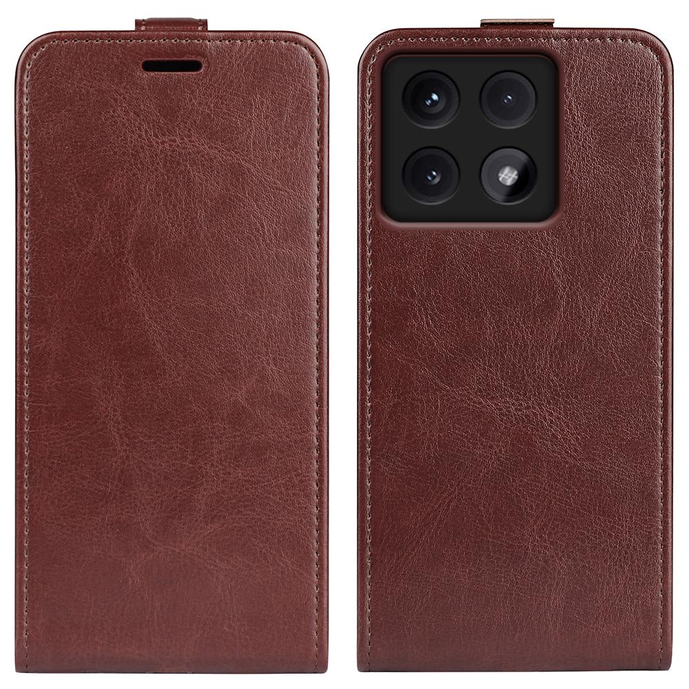 Xiaomi 14T Texture Vertical Flip Leather Wallet Case with Card Slot, PU TPU Shockproof Protective Cover, Anti-Drop Magnetic Folio Phone Case