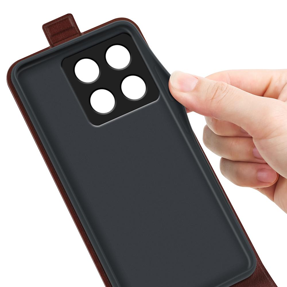 Xiaomi 14T Texture Vertical Flip Leather Wallet Case with Card Slot, PU TPU Shockproof Protective Cover, Anti-Drop Magnetic Folio Phone Case