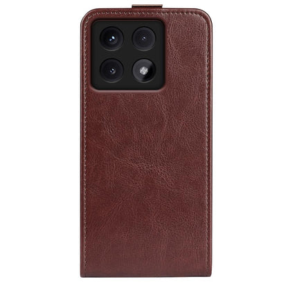 Xiaomi 14T Pro Texture Vertical Flip Leather Wallet Case with Card Slot, PU TPU Shockproof Protective Cover, Anti-Drop Magnetic Folio Phone Case