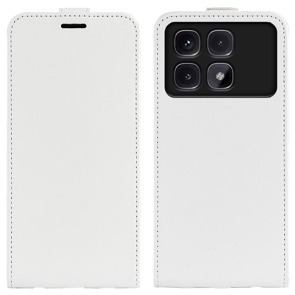 Xiaomi Redmi K70 Ultra Texture Vertical Flip Leather Wallet Case with Card Slot, PU TPU Shockproof Protective Cover, Anti-Drop Magnetic Folio Phone Case