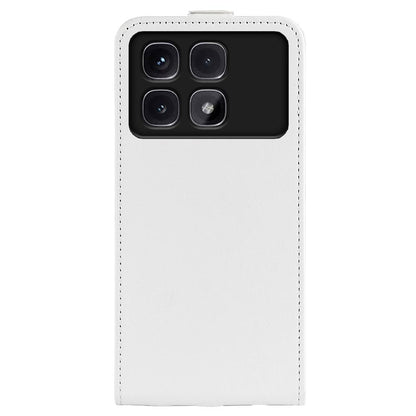 Xiaomi Redmi K70 Ultra Texture Vertical Flip Leather Wallet Case with Card Slot, PU TPU Shockproof Protective Cover, Anti-Drop Magnetic Folio Phone Case