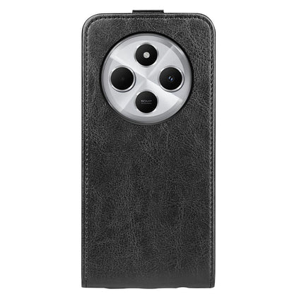 Xiaomi Redmi 14C 4G Texture Vertical Flip Leather Wallet Case with Card Slot, PU TPU Shockproof Protective Cover, Anti-Drop Magnetic Folio Phone Case