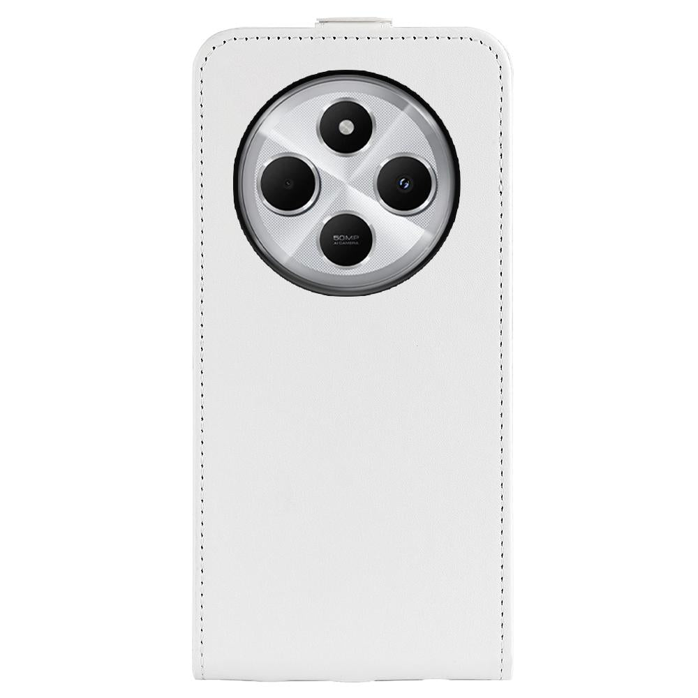 Xiaomi Redmi 14C 4G Texture Vertical Flip Leather Wallet Case with Card Slot, PU TPU Shockproof Protective Cover, Anti-Drop Magnetic Folio Phone Case