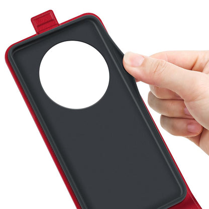 Xiaomi Redmi 14C 4G Texture Vertical Flip Leather Wallet Case with Card Slot, PU TPU Shockproof Protective Cover, Anti-Drop Magnetic Folio Phone Case